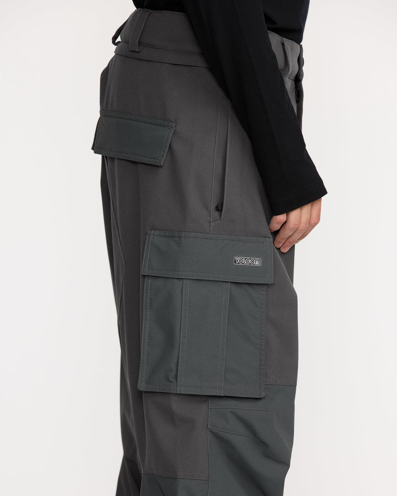 Men's Nwrk Baggy Pants-Dark Grey-Volcom