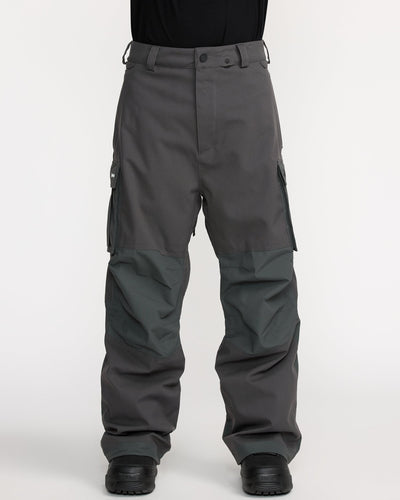 Men's Nwrk Baggy Pants-Dark Grey-Volcom