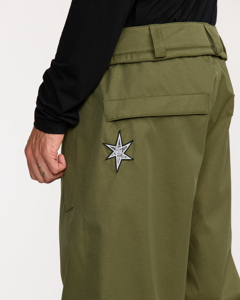 Men's Arthur 20K Pants-Dark Olive-Volcom
