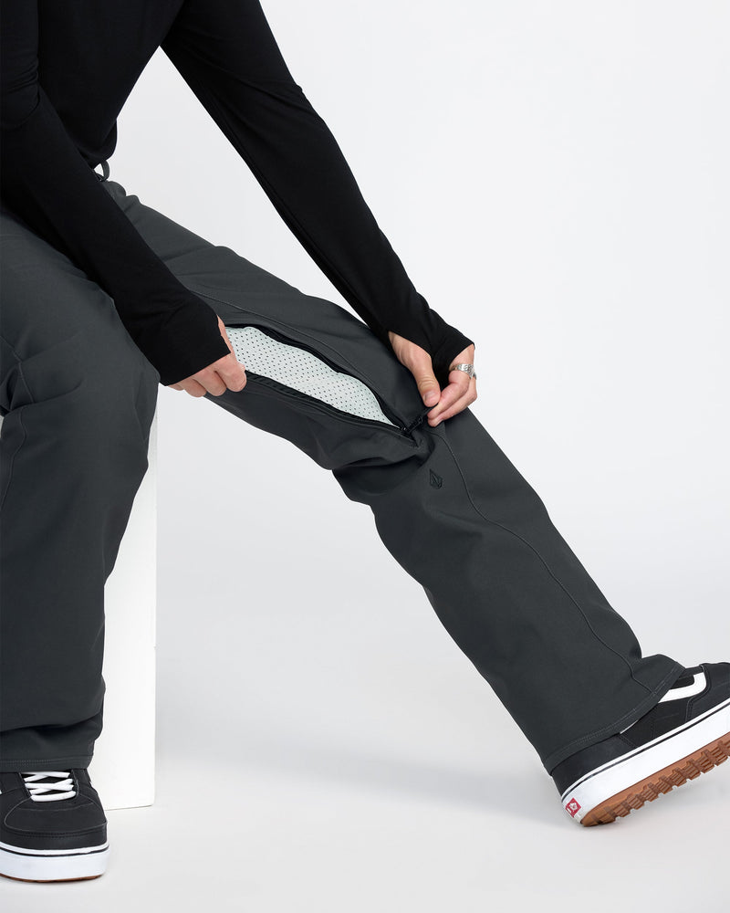 Volcom Men's Freakin Snow Chino Pants Dark Grey