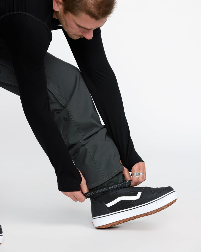 Volcom Men's Freakin Snow Chino Pants Dark Grey