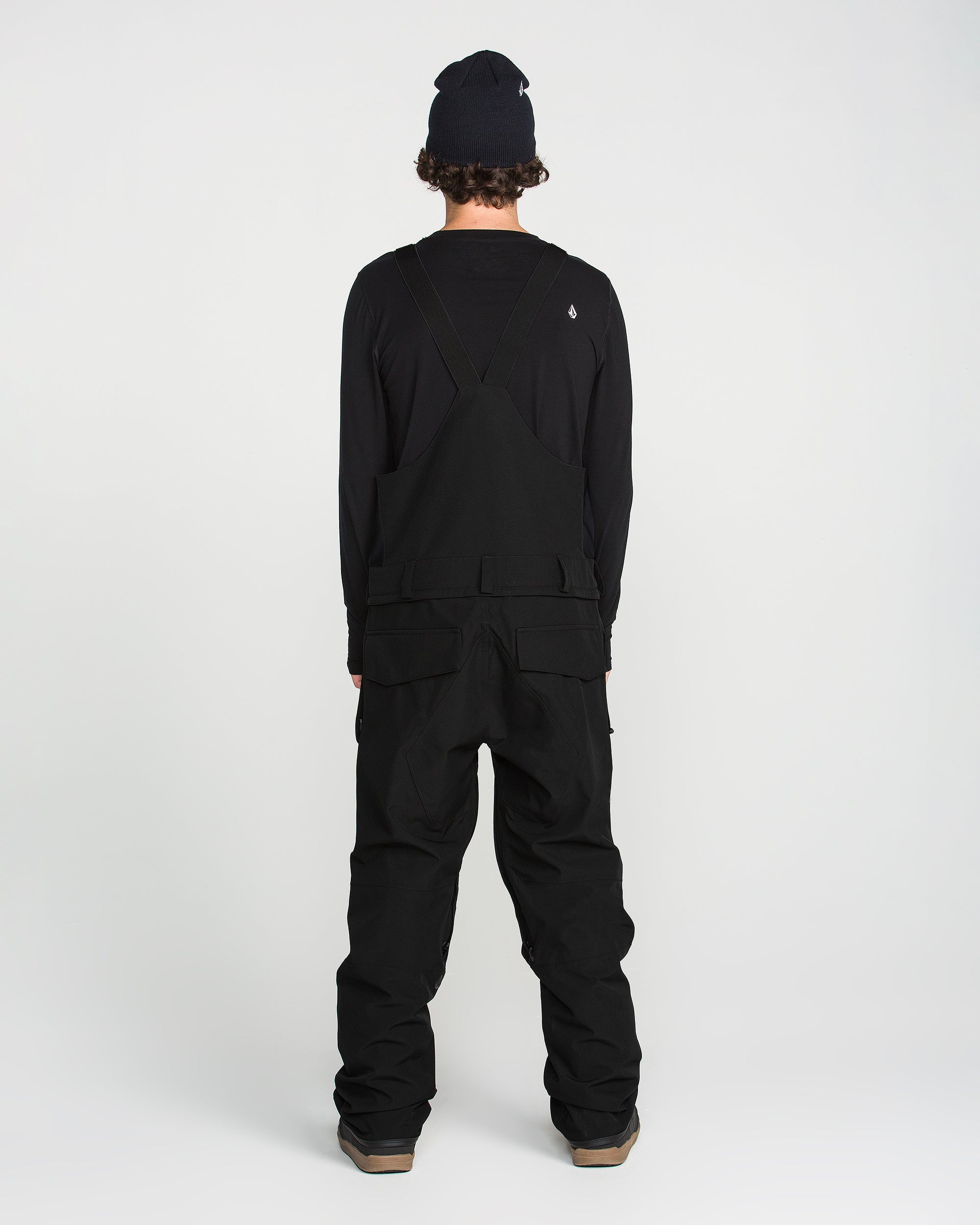 Volcom ビブパンツ　ROAN-BIB-OVERALL 黒 Men's Roan Bib - Volcom