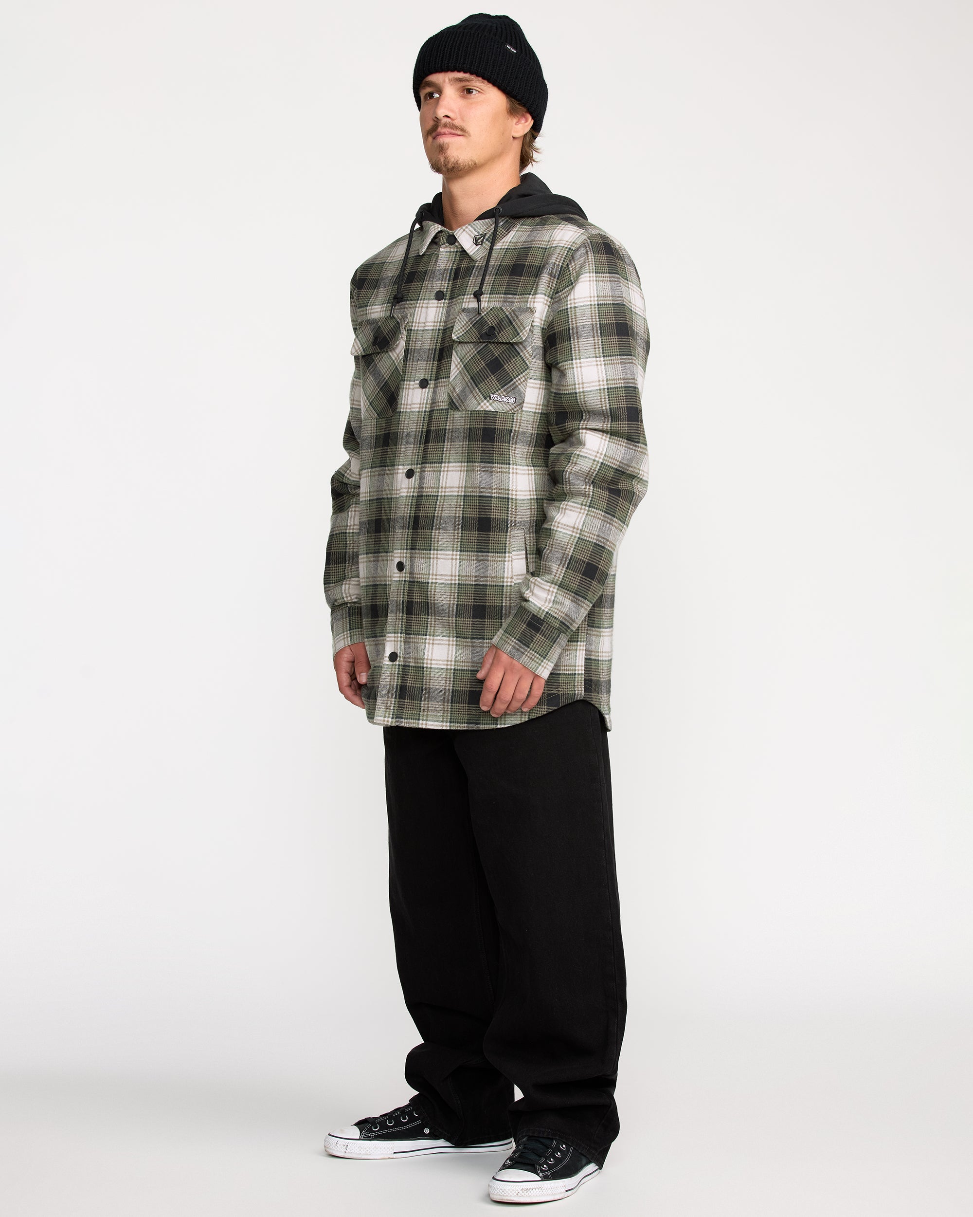 【再値下げ】GREED COMPRESSION WOOL チェックコンビネゾン Men's Kenson Insulated Flannel - Volcom