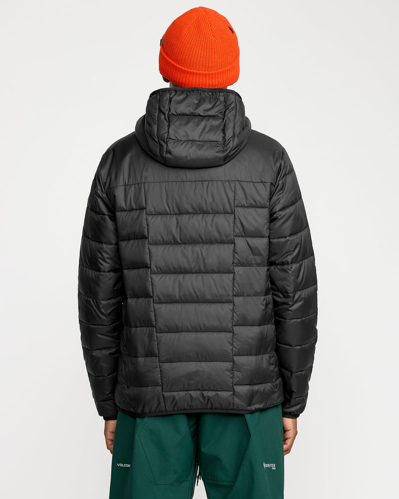 Volcom Men's Puff Puff Hooded Jacket Black