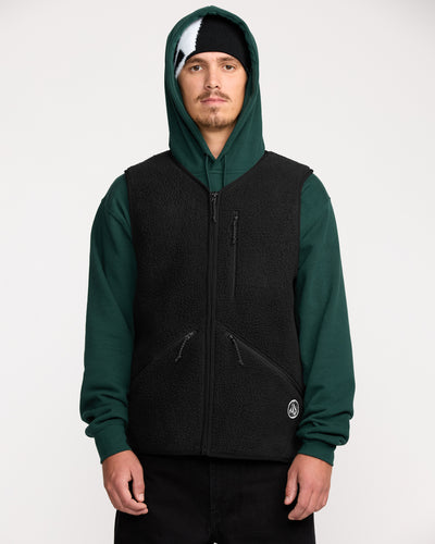 Men's Snowdrift Vest-Black-Volcom