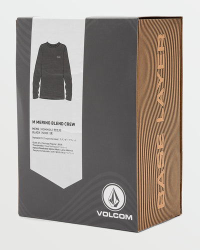 Volcom Men's M Merino Blend Crew Black