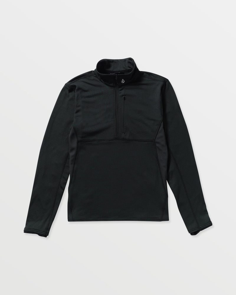 Volcom Men's Gridlock Mockneck Black