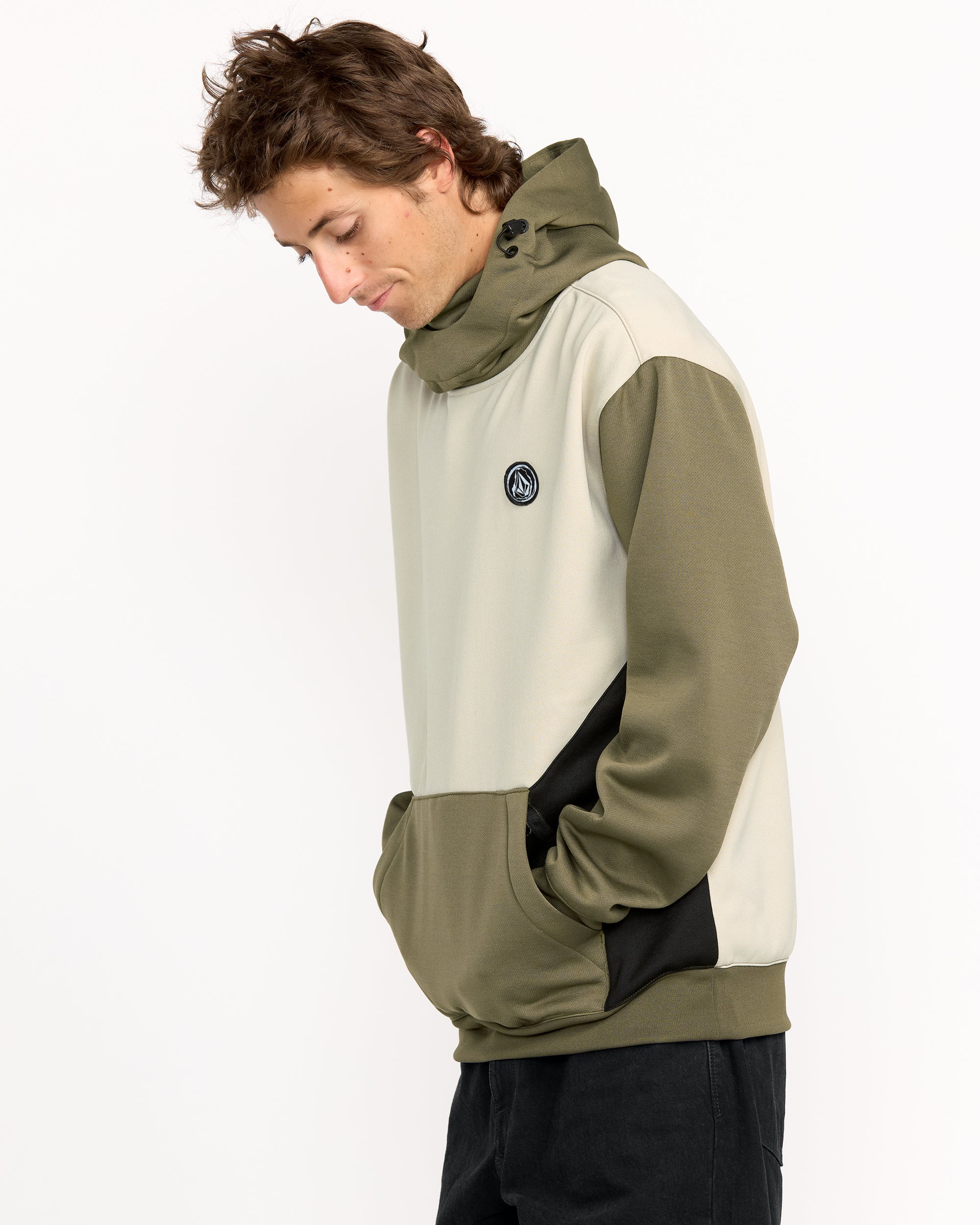 Volcom Men's Hydro Riding Hoodie Military