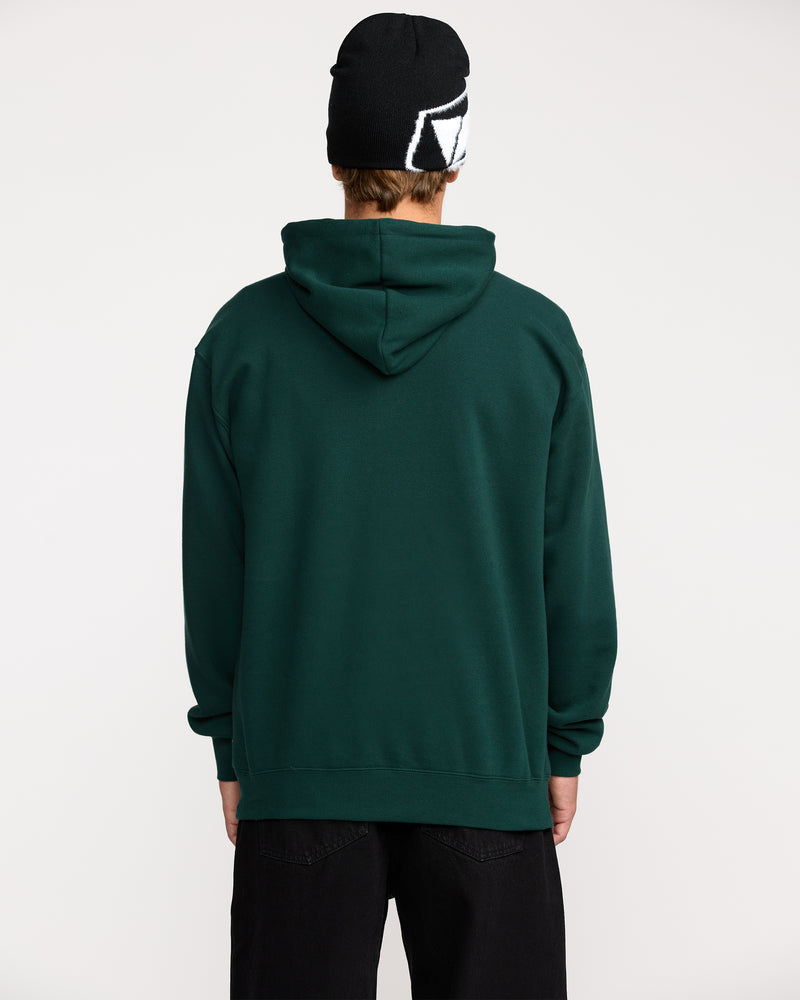 Volcom Men's Essential Hoodie Black Green