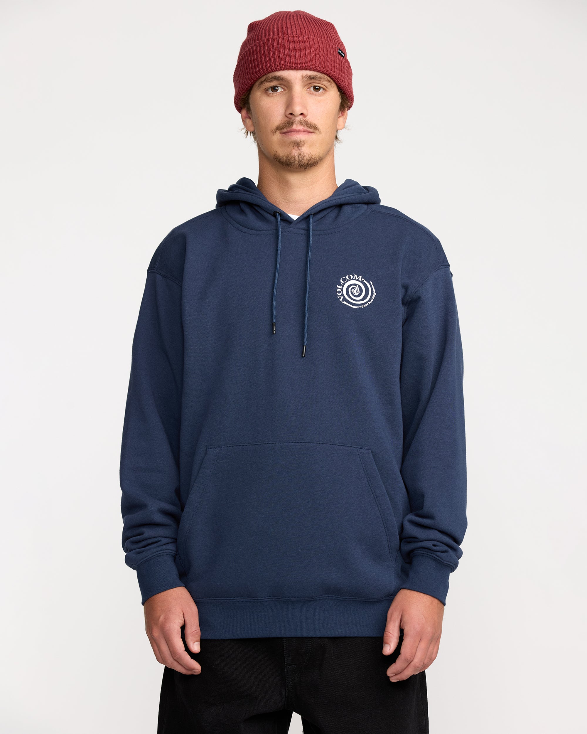 VOLCOM　POLARTEC TECH HOODY　NAVY　M　ボルコム Men's Essential Hoodie - Volcom