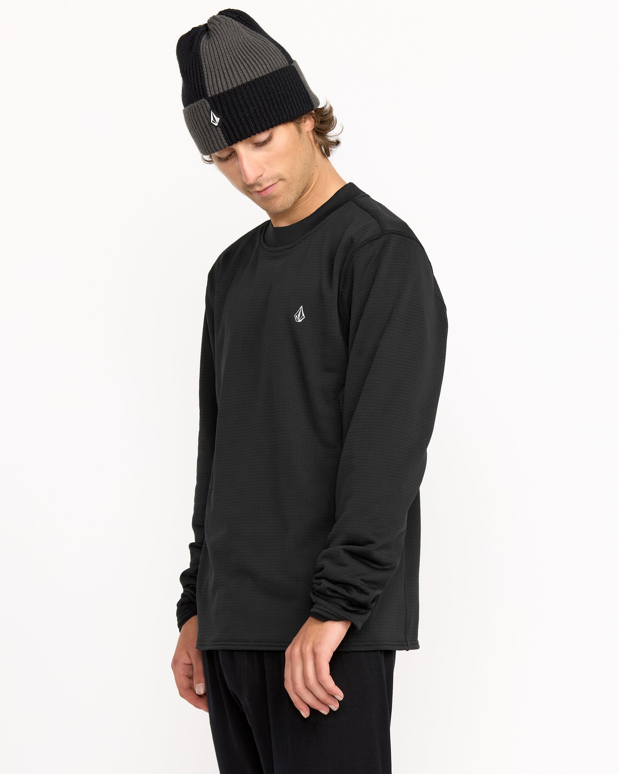 Volcom Men's Gridlock Crew Neck Black