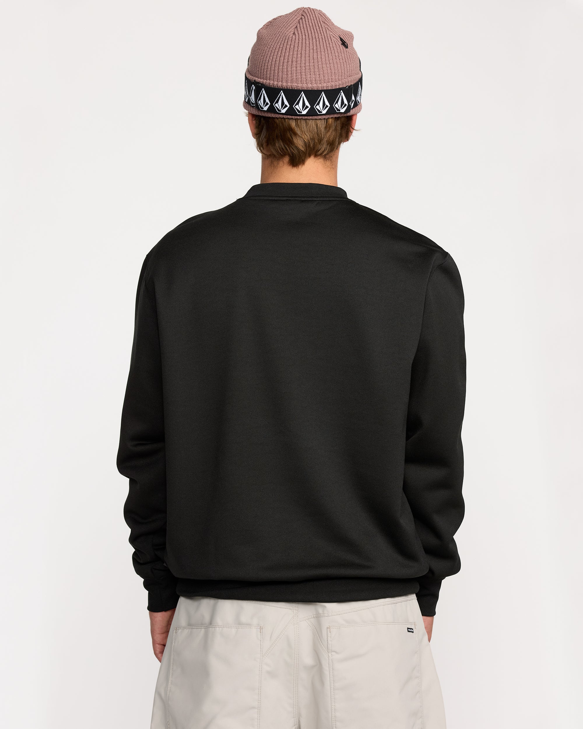 Volcom Men's Hydro Crew Black