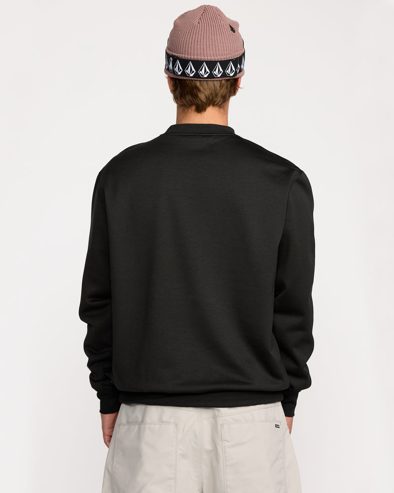 Volcom Men's Hydro Crew Black