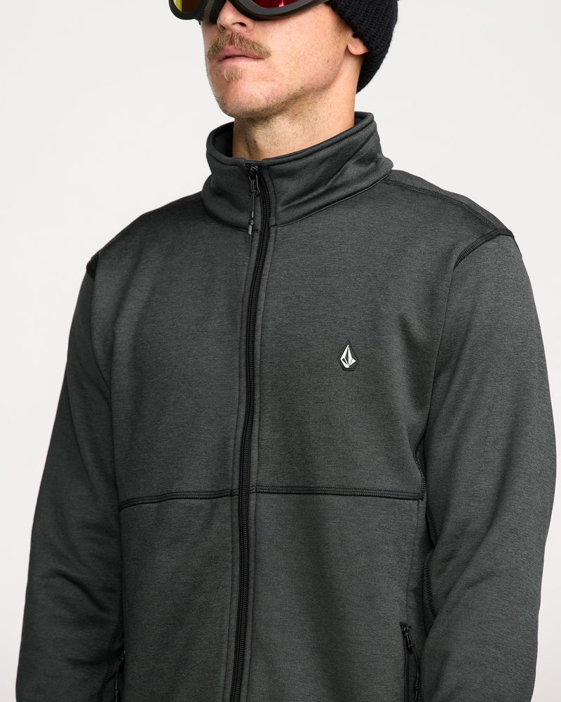 Volcom Men's Snowbound Fleece Full Zip Black