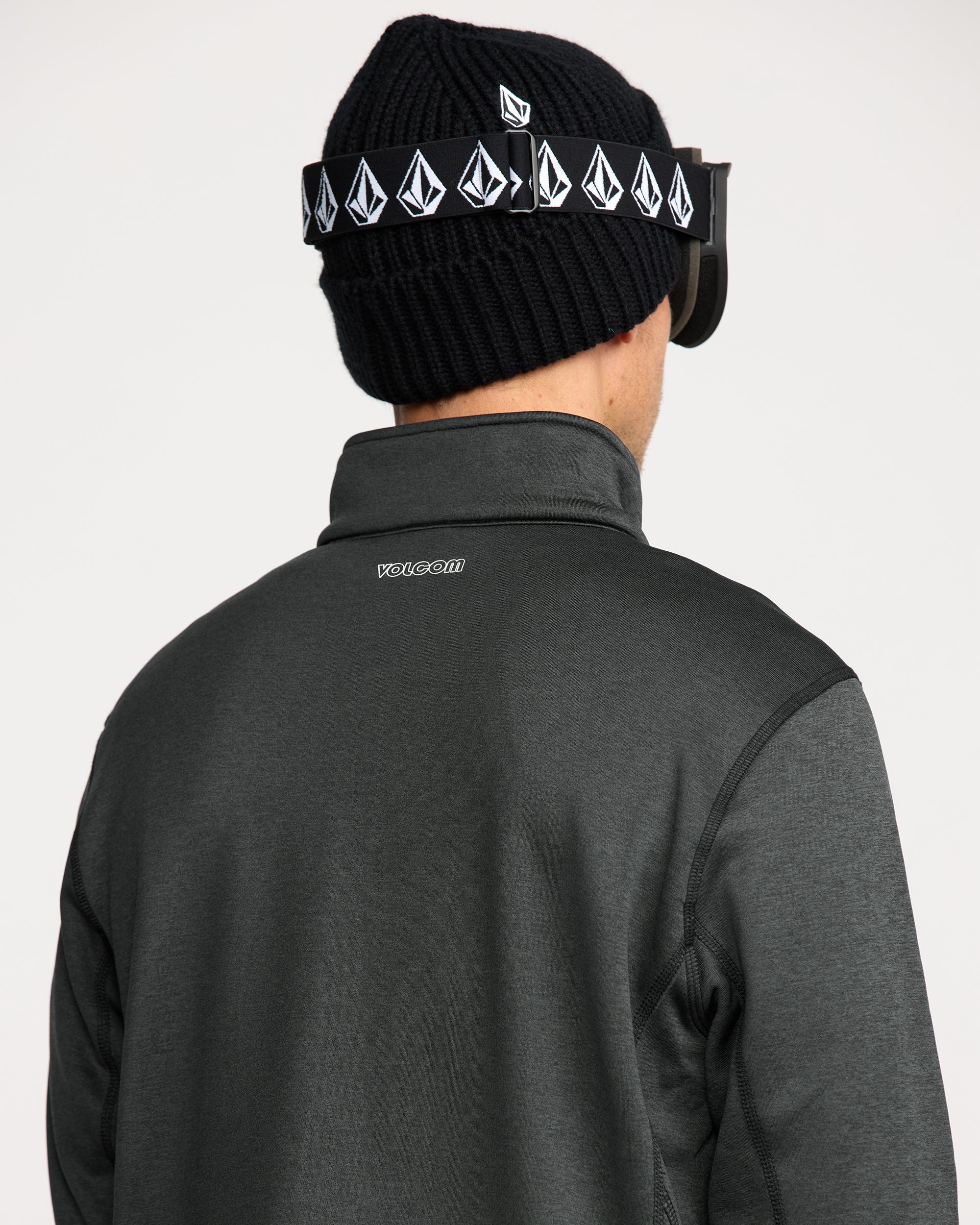 Volcom Men's Snowbound Fleece Full Zip Black