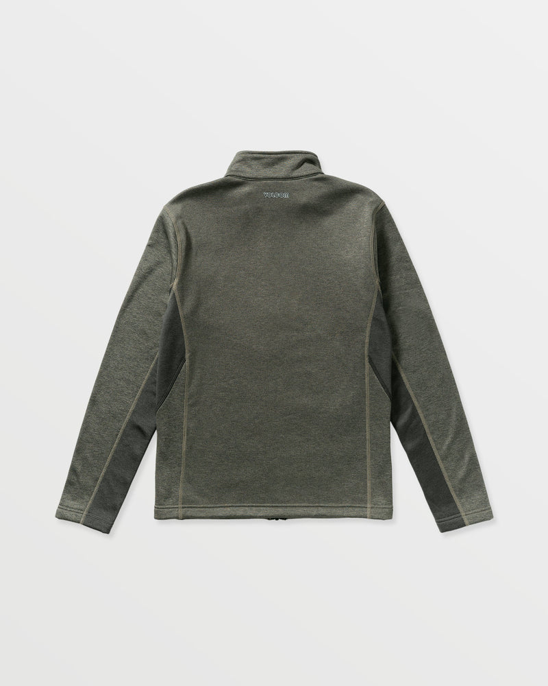 Volcom Men's Snowbound Fleece Full Zip Military