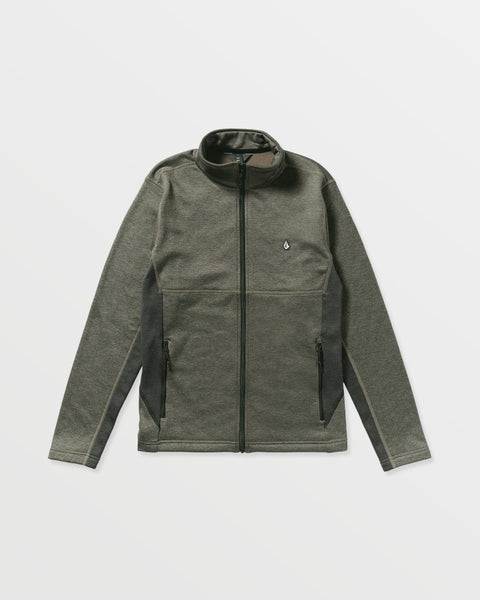 Volcom Men's Snowbound Fleece Full Zip Military