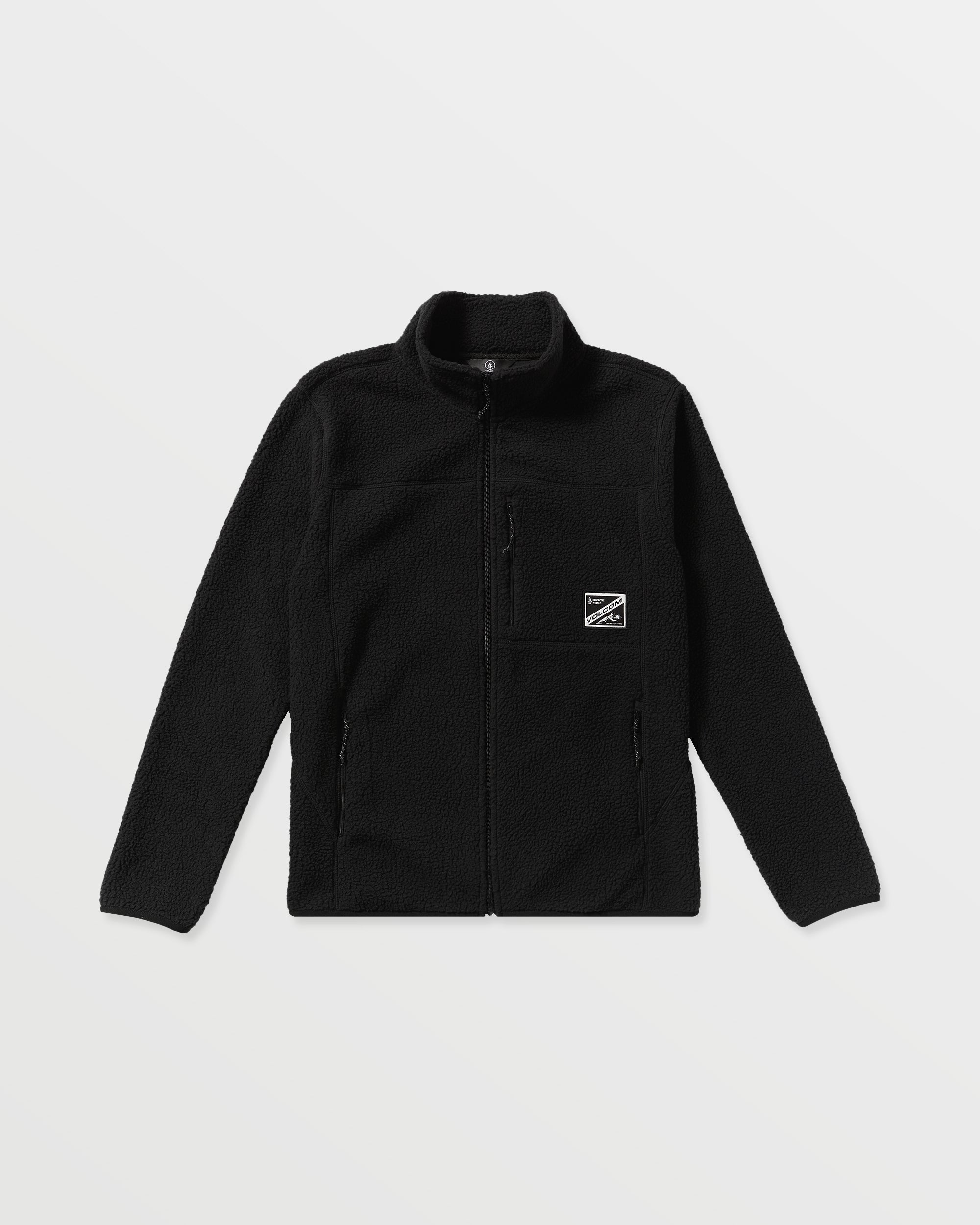 PS ブラックジャケット Nelson Sherpa Full Zip Jacket - Black - Men - Volcom EU – Volcom