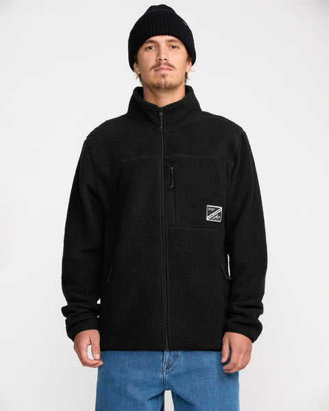 Volcom Men's Nelson Sherpa Full Zip Black