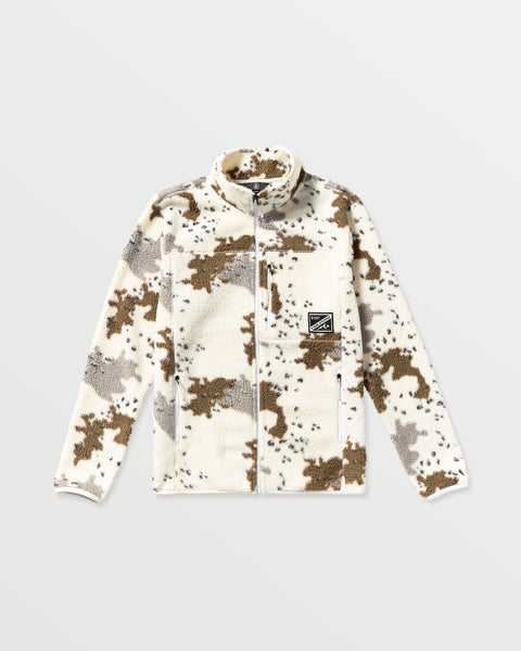 Volcom Men's Nelson Sherpa Full Zip White