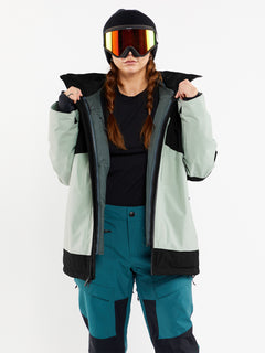 Womens Aw 3-In-1 Gore-Tex Jacket - Sage Frost