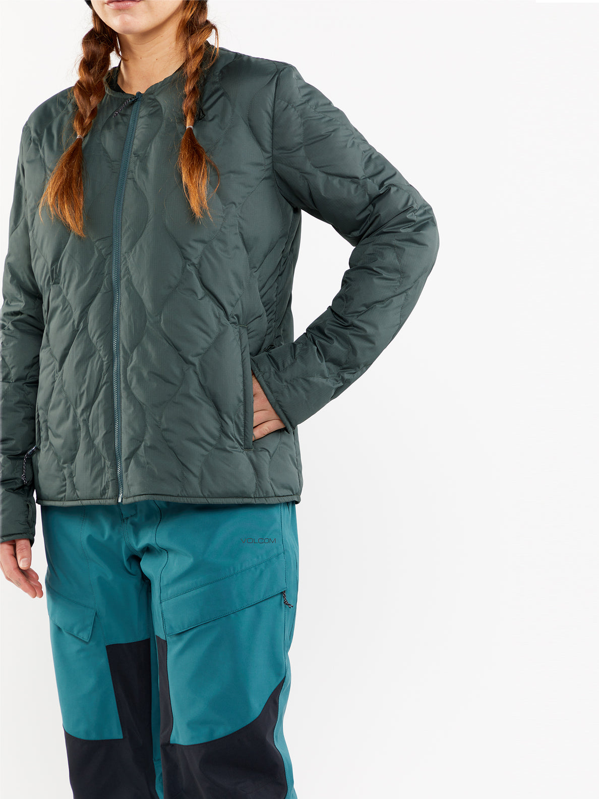 Womens Aw 3-In-1 Gore-Tex Jacket - Sage Frost – Volcom US