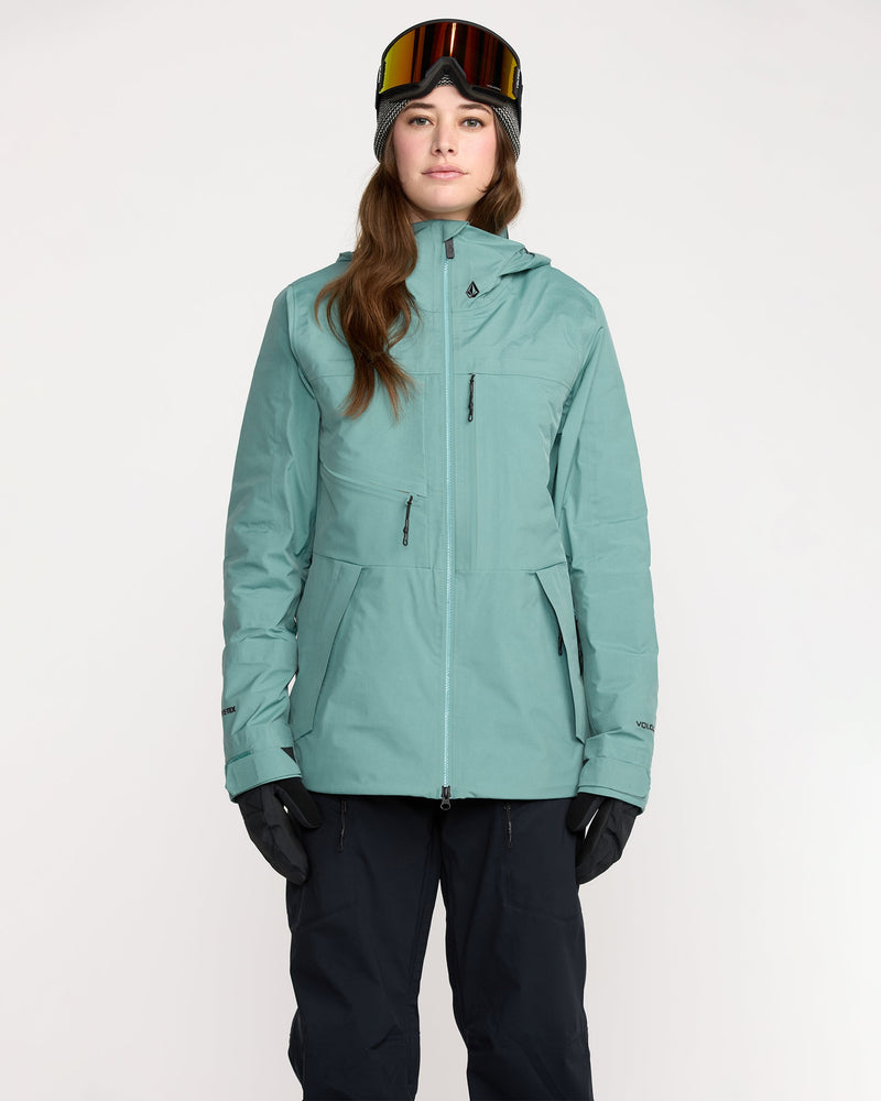 Volcom Women's Koa TDS Infared Gore-Tex Jacket Arctic Blue