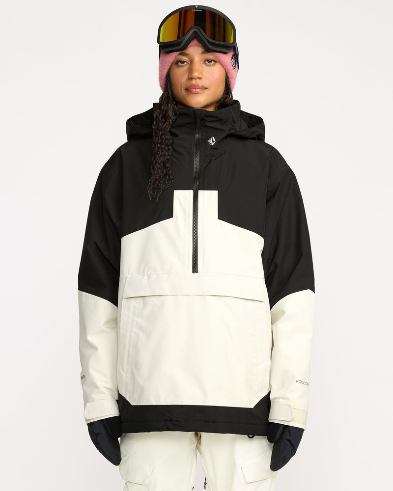 Volcom Women's Fern Gore-Tex Pullover Insulated Jacket Bone