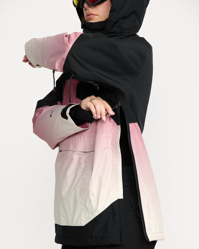 Volcom Women's Fern Insulated Gore Pullover Mesa Rose