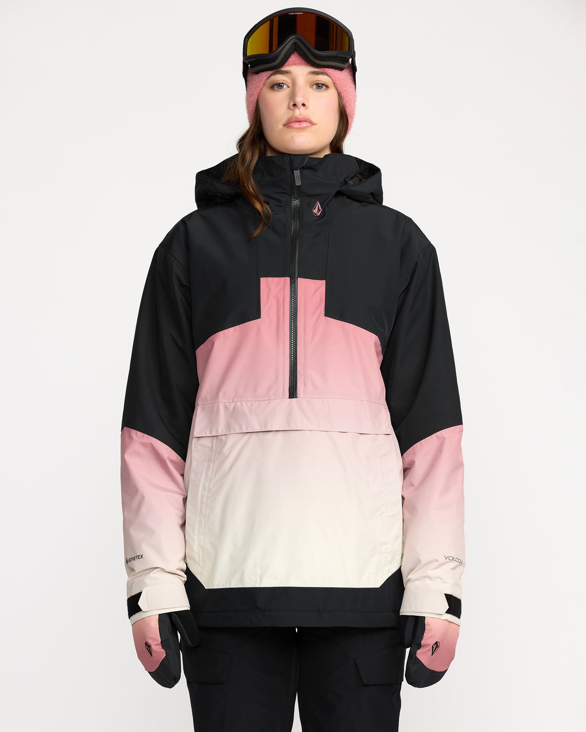 Women's Fern Insulated Gore Pullover-Mesa Rose-Volcom