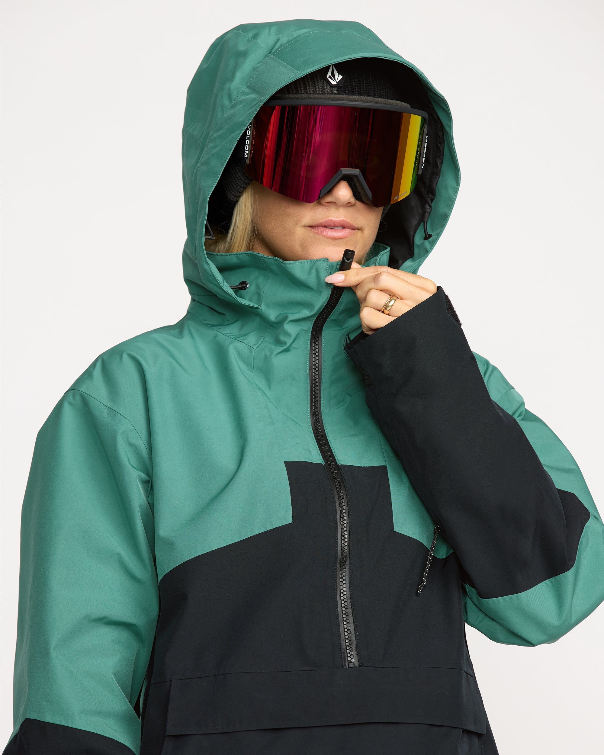 【新品未使用】ボルコムジャケットFERN INS GORE PULLOVER L Women's Fern Insulated Gore Pullover - Volcom