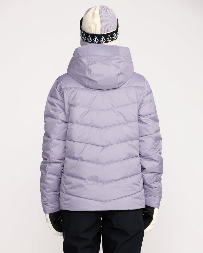 Volcom Women's Estes Puff Jacket Lavender Aura