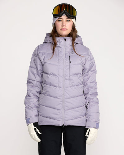 Volcom Women's Estes Puff Jacket Lavender Aura