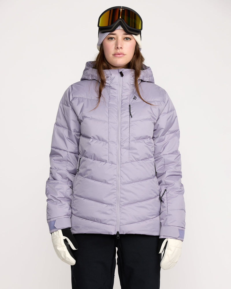 Volcom Women's Estes Puff Jacket Lavender Aura