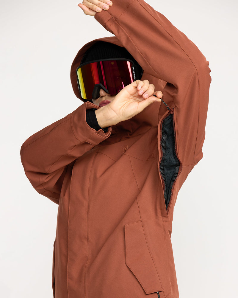Volcom Women's Stoney Shadow Insulated Jacket Henna