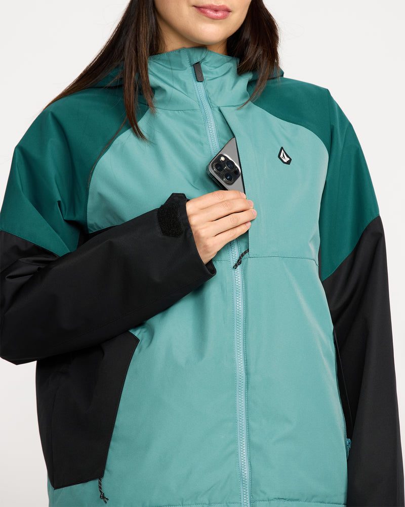 Volcom Women's Agate Insulated Jacket Arctic Blue