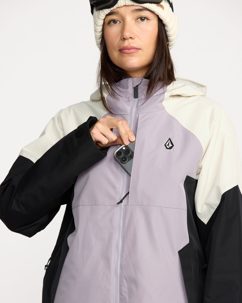 Volcom Women's Agate Insulated Jacket Lavender Aura