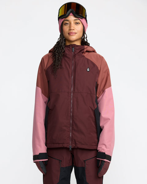 Volcom Women's Agate Insulated Jacket Oxblood