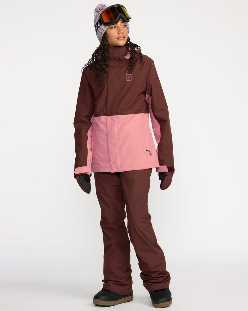 Volcom Women's Bolt Insulated Jacket Oxblood