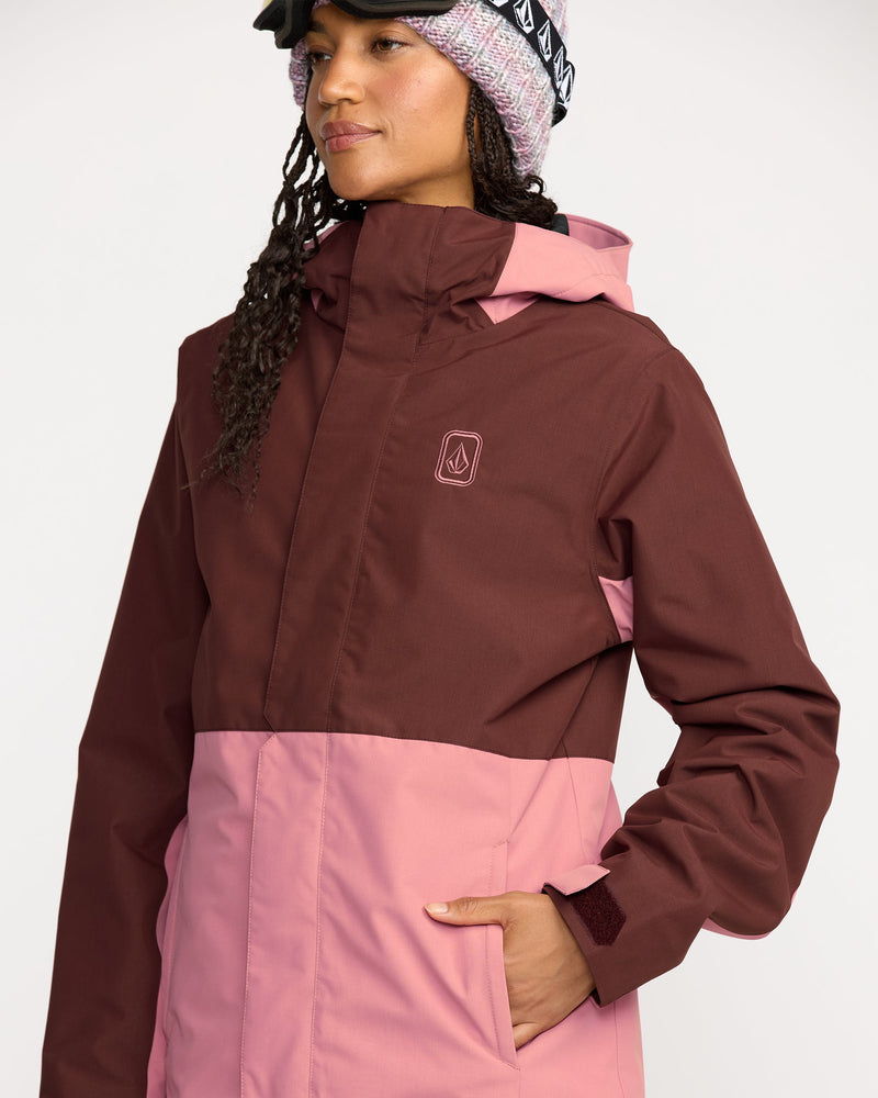 Volcom Women's Bolt Insulated Jacket Oxblood