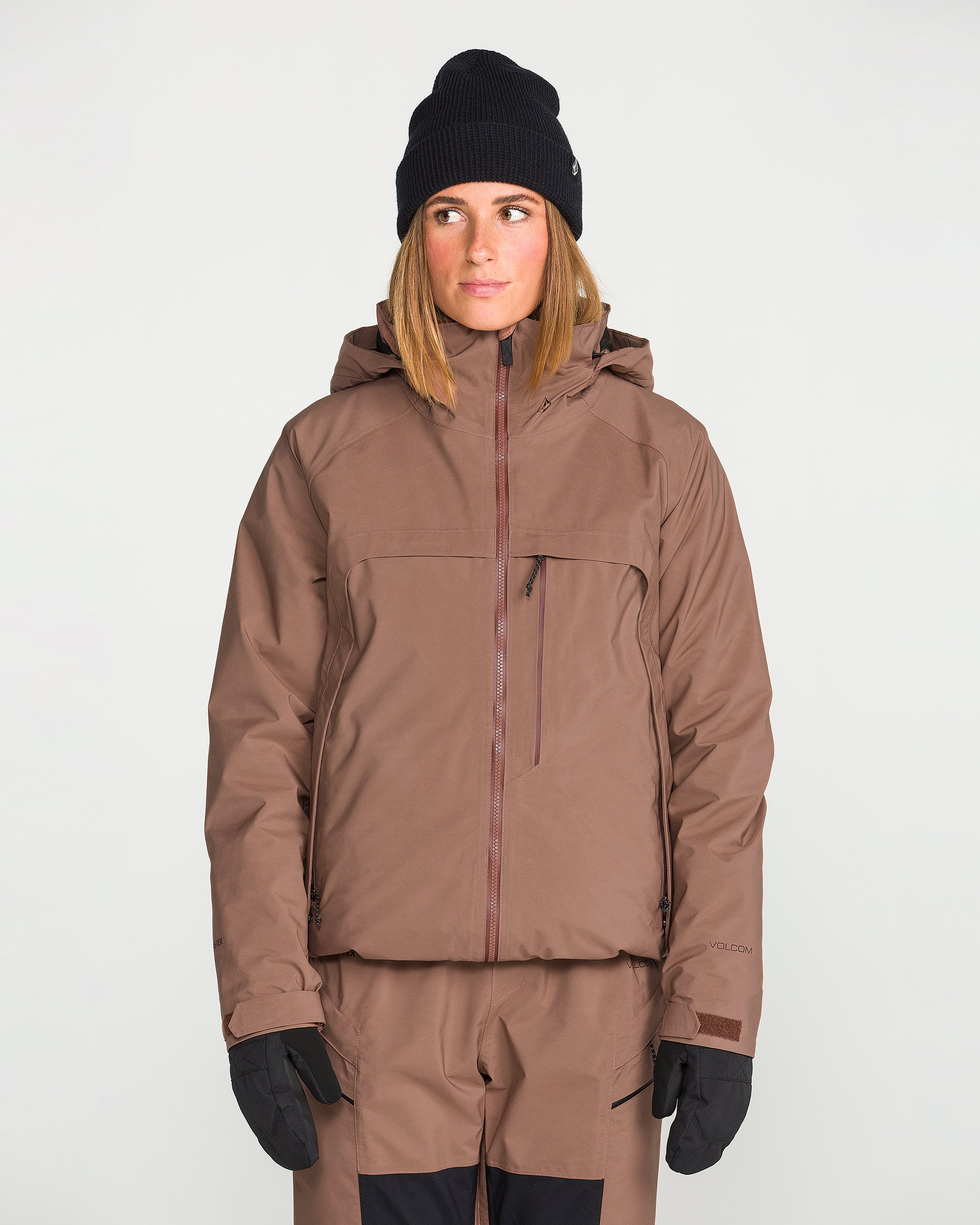 【美品】volcom GORE-TEX レディースS プルオーバー Women's 3D Stretch Gore-Tex Jacket - Volcom