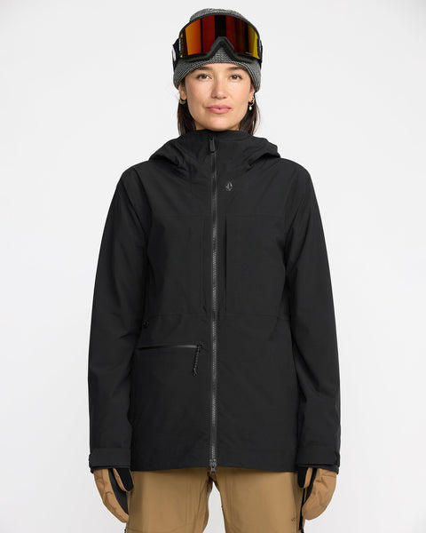 Volcom Women's Cloudbreaker Stretch 30K Jacket Black