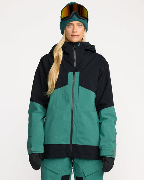 Women's At Stretch Gore-Tex Jacket-Spruce Green-Volcom