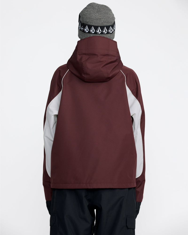 Volcom Women's Stone Smokeshow 20K Jacket Oxblood