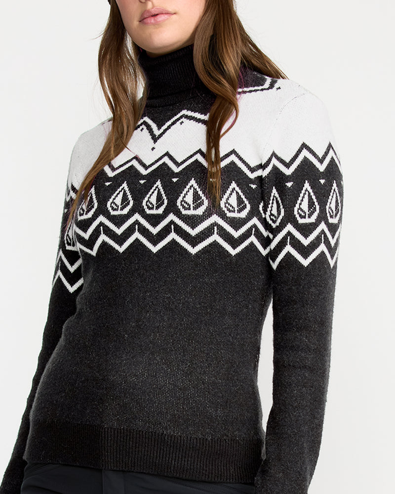 Volcom Women's Fireside Sweater Black