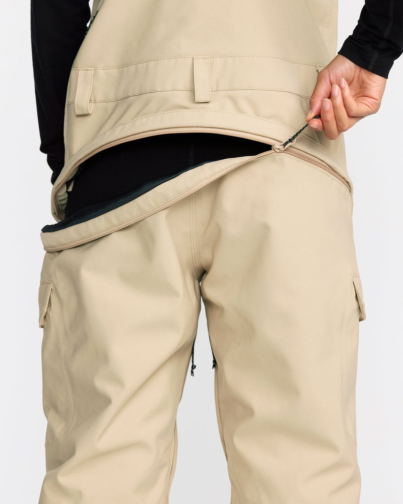 Volcom Women's Creston 3D Stretch Bib Overall Oat