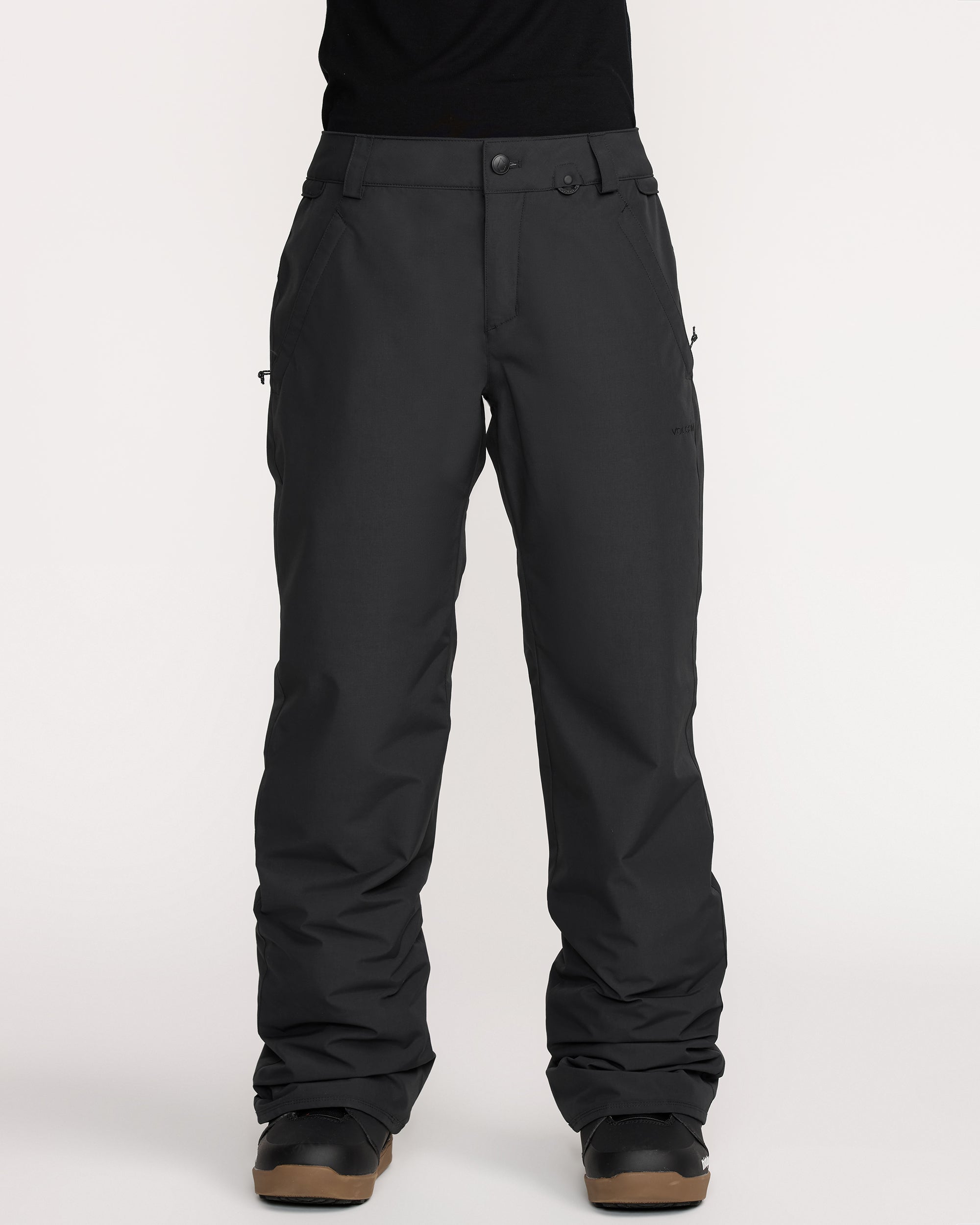 Volcom FROCHICKIE INS PANT L ブラック Women's Frochickie Insulated Pants - Volcom