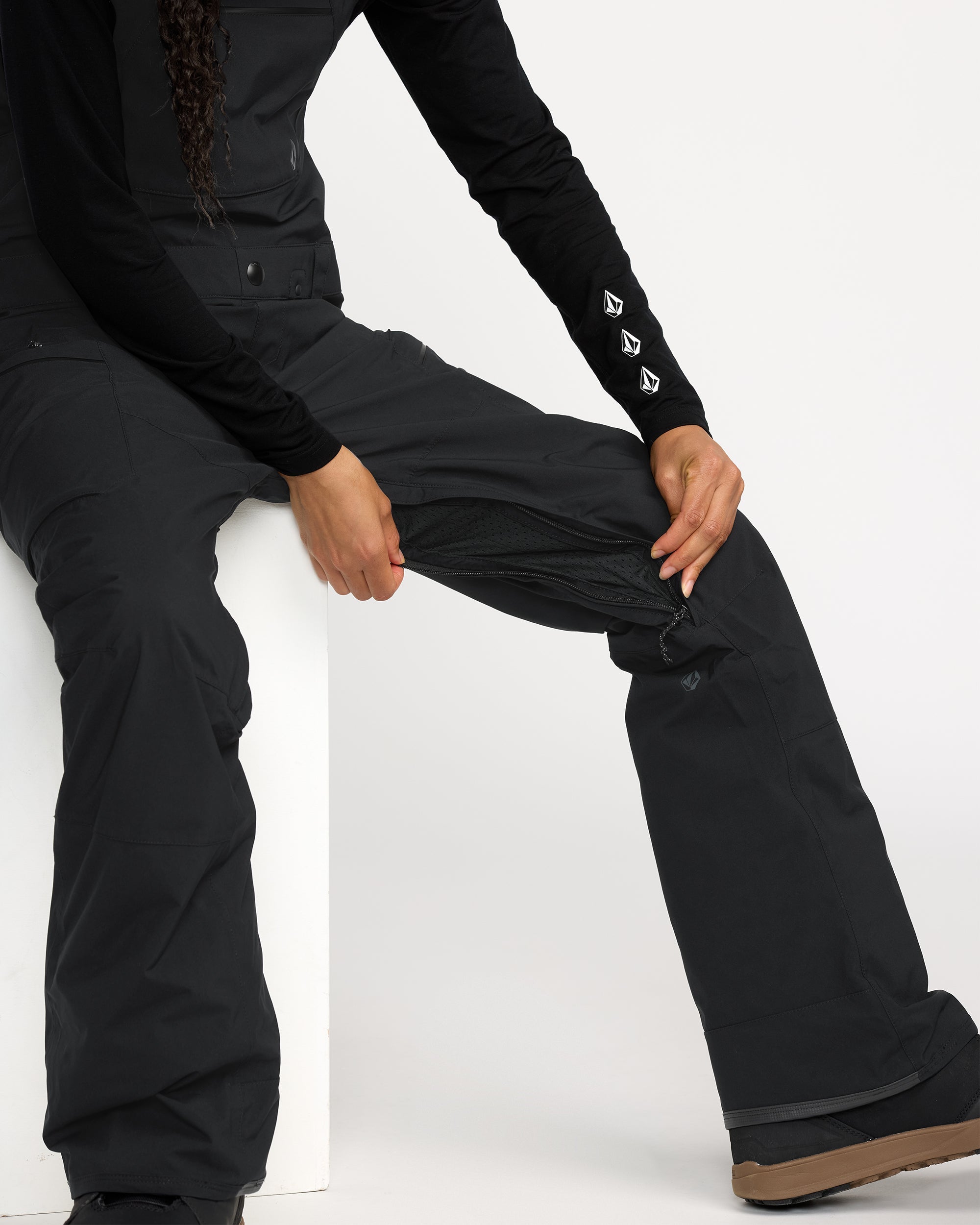 Women's Ash Stretch Gore Bib - Volcom