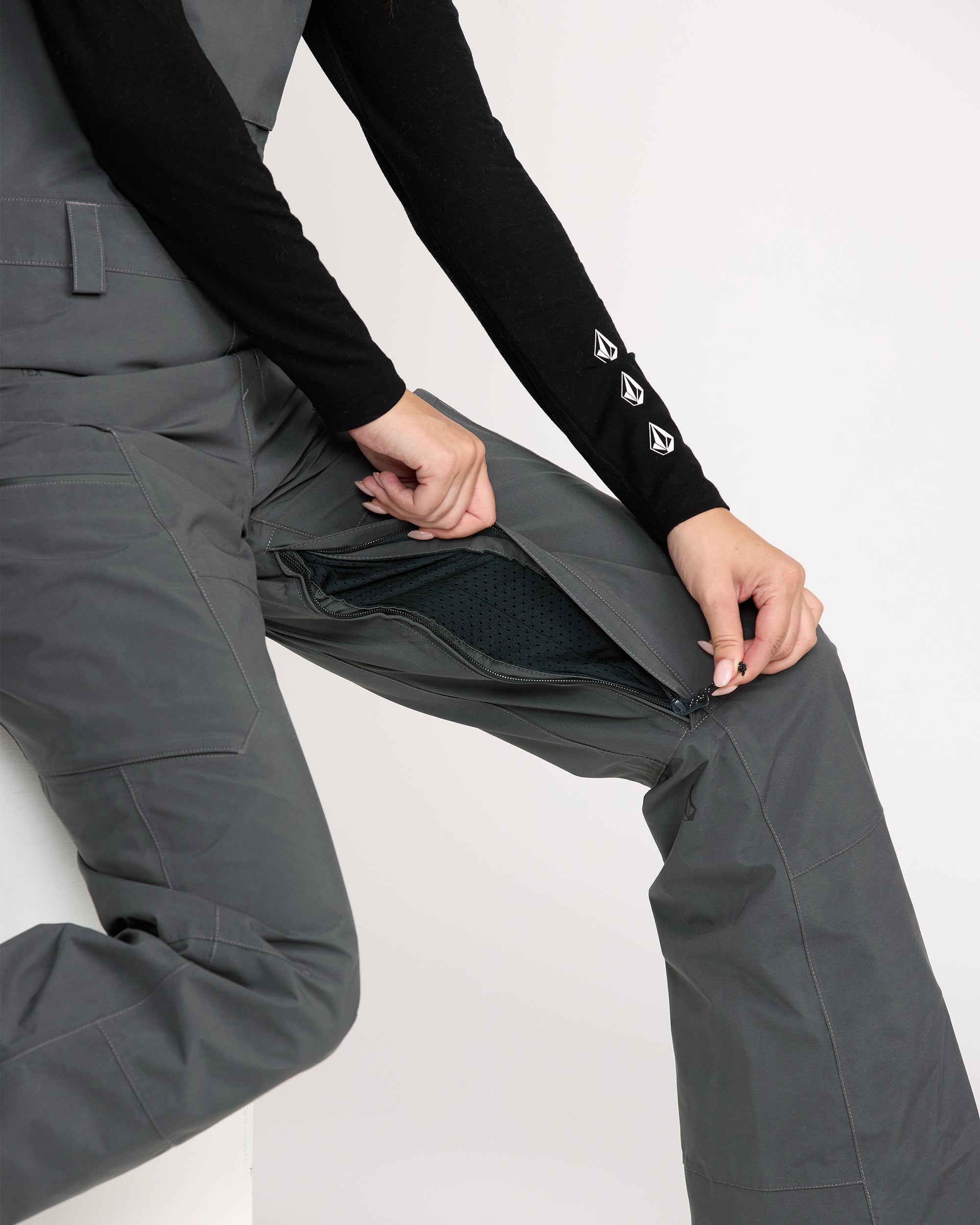 Women's Ash Stretch Gore Bib - Volcom