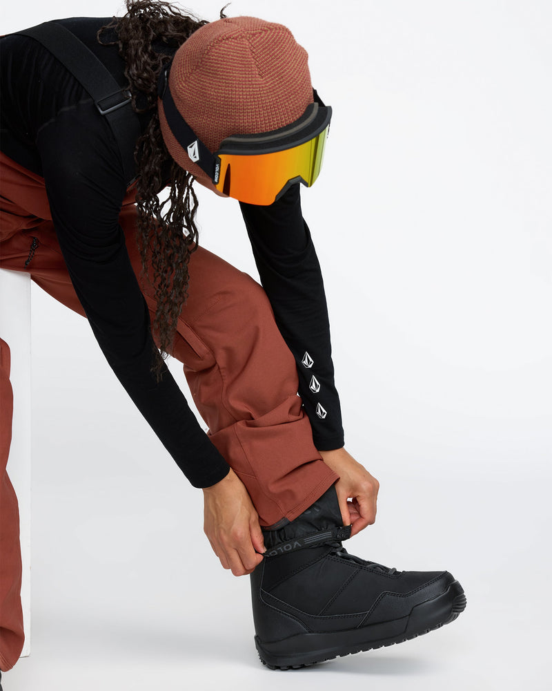 Volcom Women's Swift Bib Overall Henna